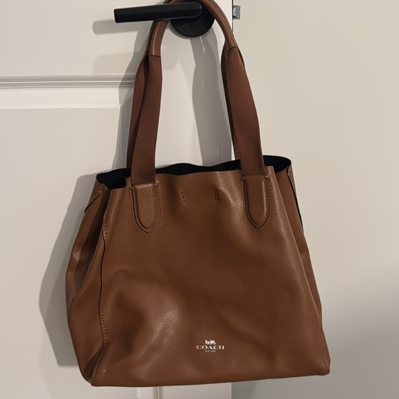 Authentic brown leather coach bag! - Picture 2 of 4